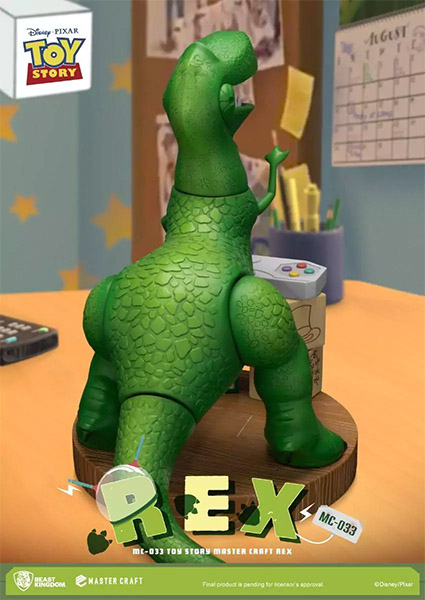 Beast Kingdom Disney Pixar Toy Story Rex Master Craft Statue